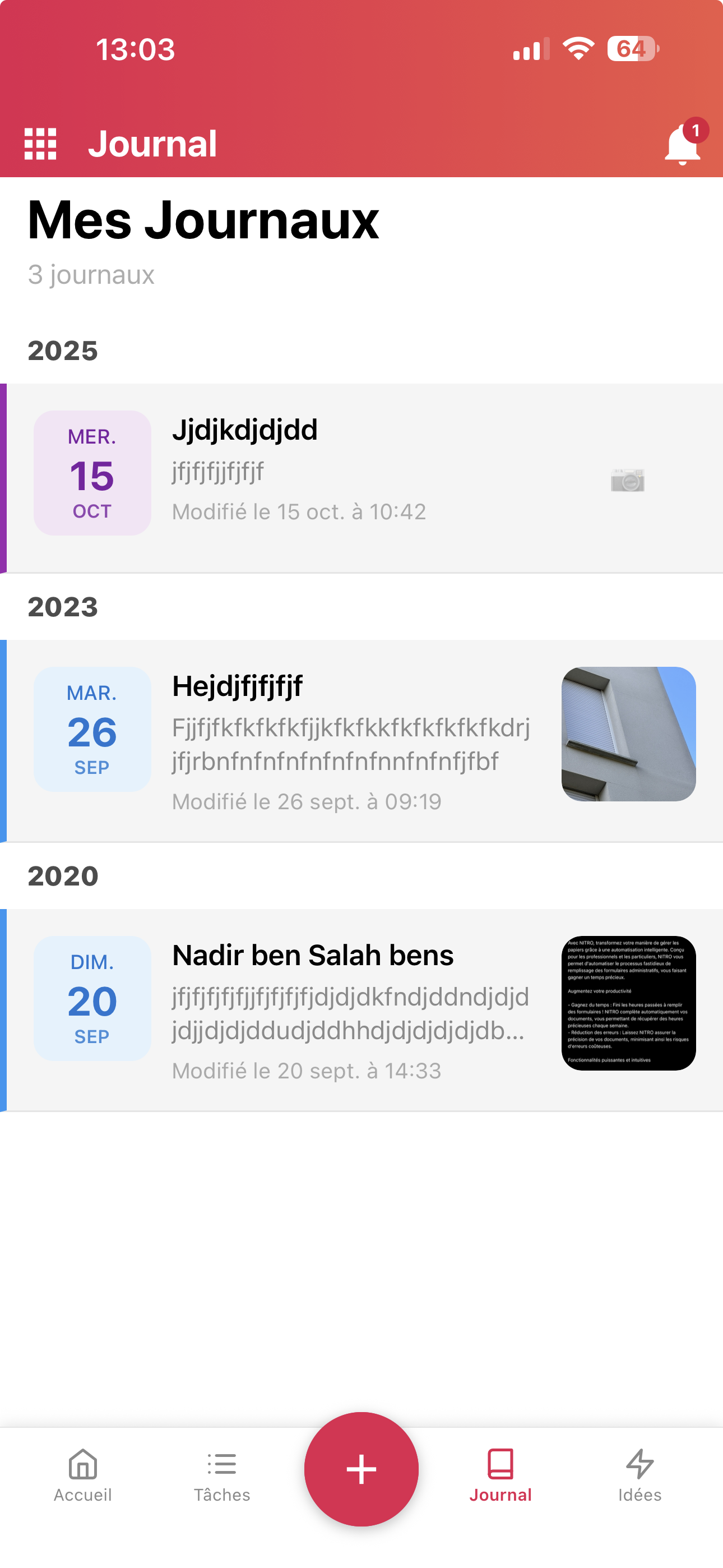 Journal